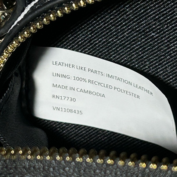 Kate Spade/Target Black and White Floral Mini Crossbody Bag 5” x 3” NWT - Picture 8 of 13